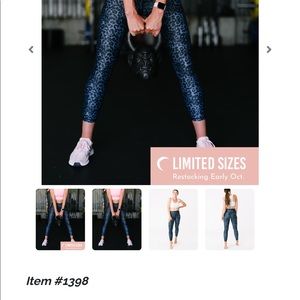 Zyia Stone Leopard Tights